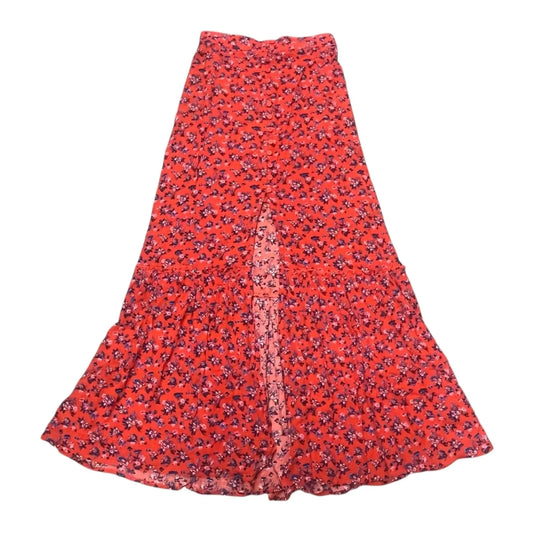 Skirt Maxi By Band Of Gypsies In Blue & Orange, Size: S