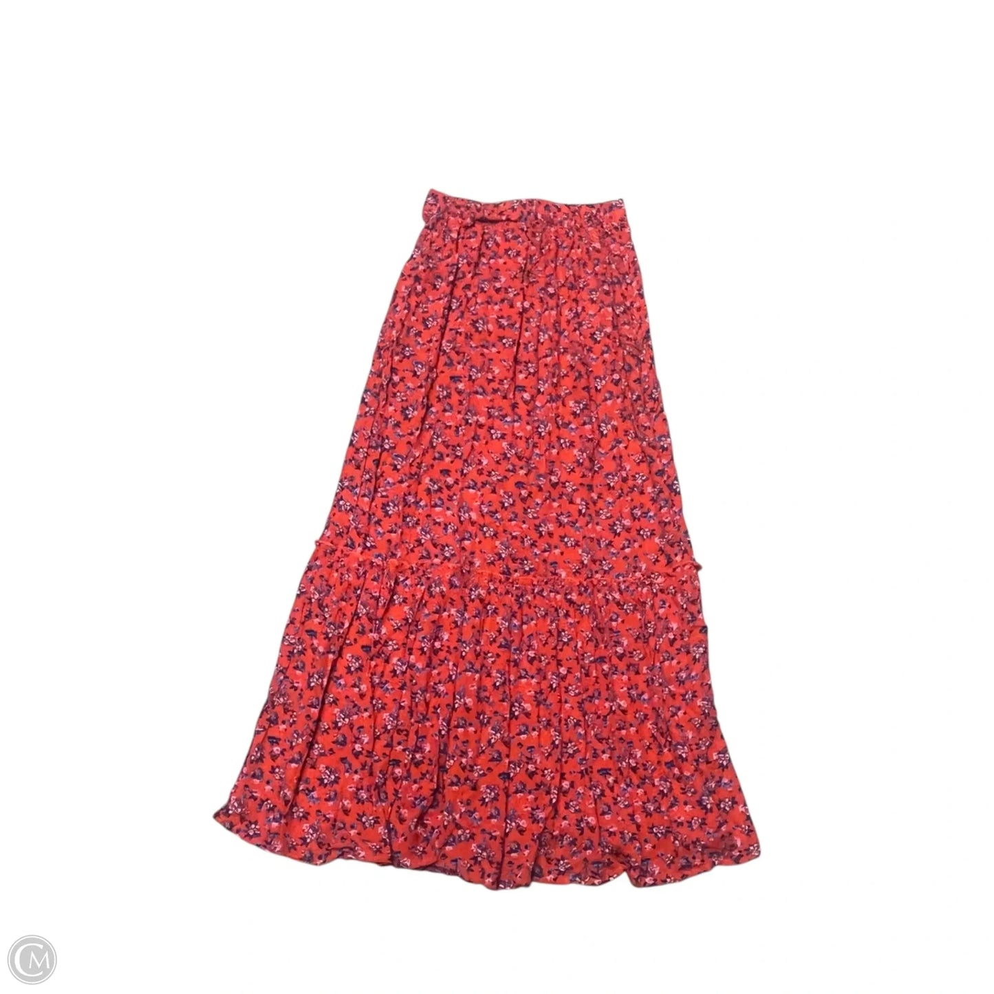 Skirt Maxi By Band Of Gypsies In Blue & Orange, Size: S