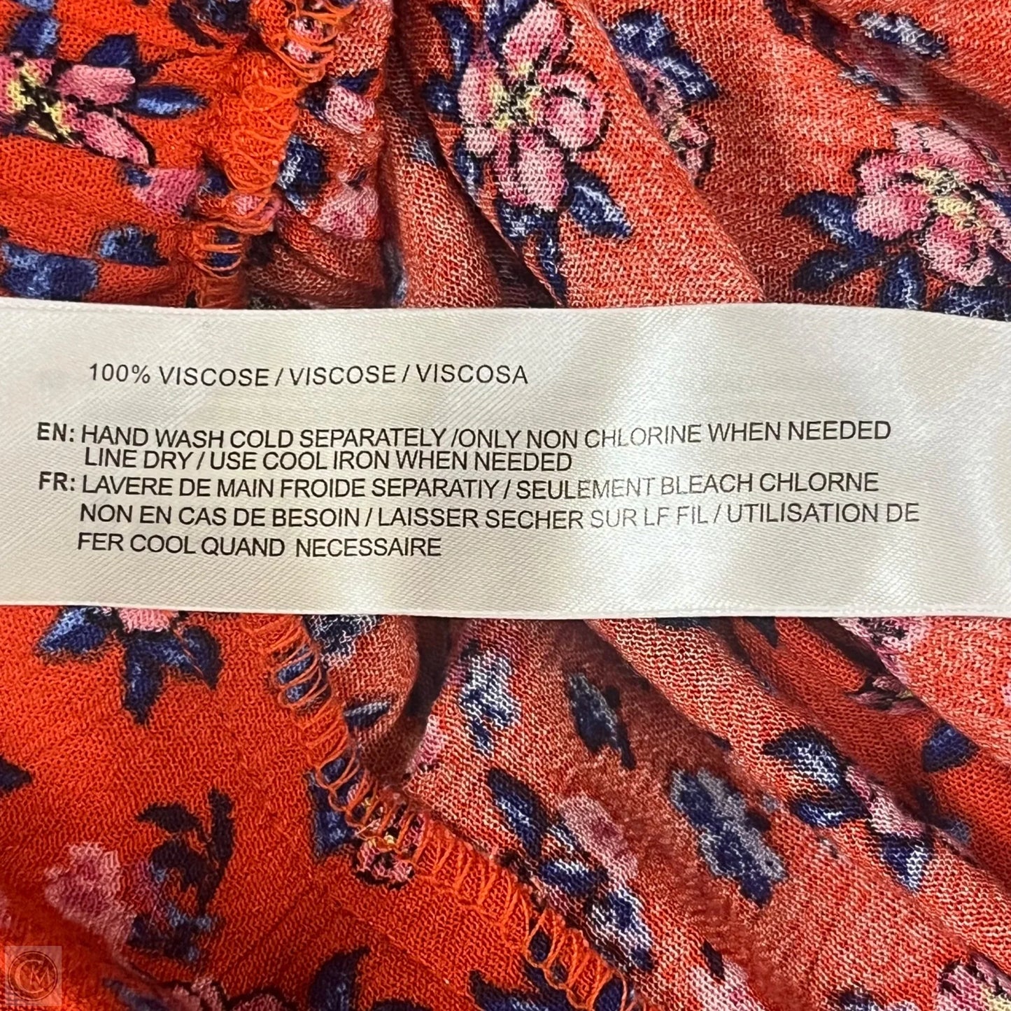 Skirt Maxi By Band Of Gypsies In Blue & Orange, Size: S