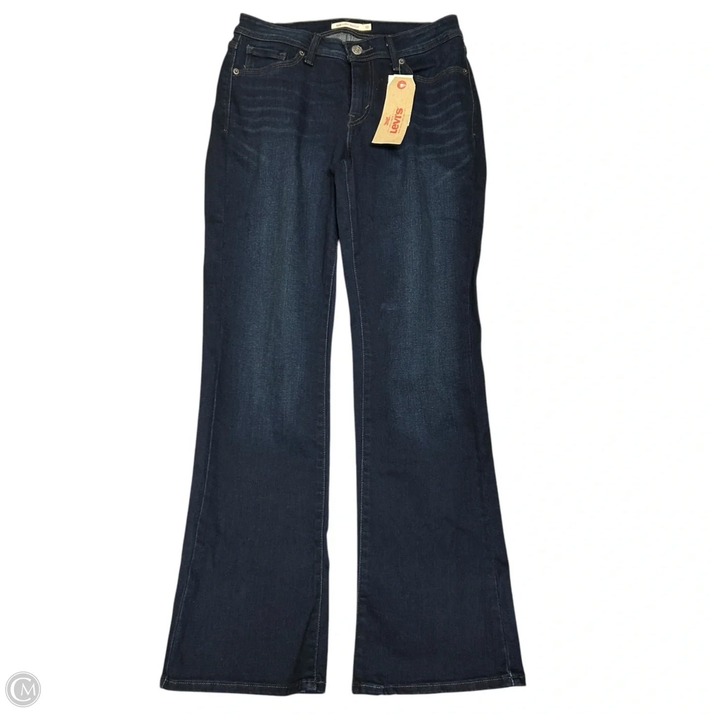 Jeans Boot Cut By Levis In Blue Denim, Size: 10