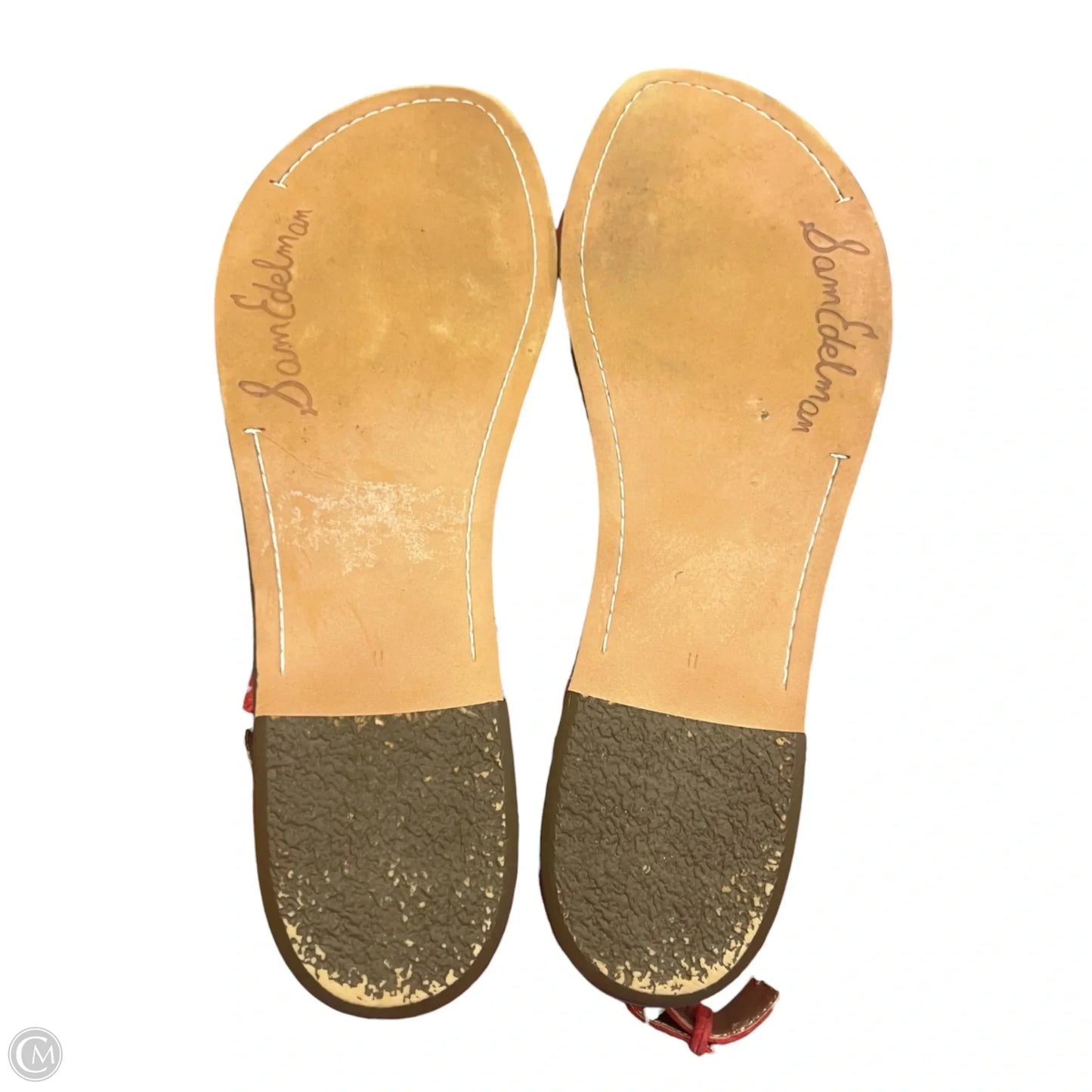 Shoes Flats By Sam Edelman In Red & Yellow, Size: 11