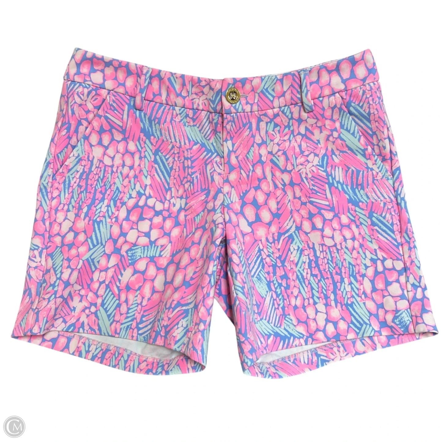 Shorts Designer By Lilly Pulitzer In Blue & Pink, Size: 2