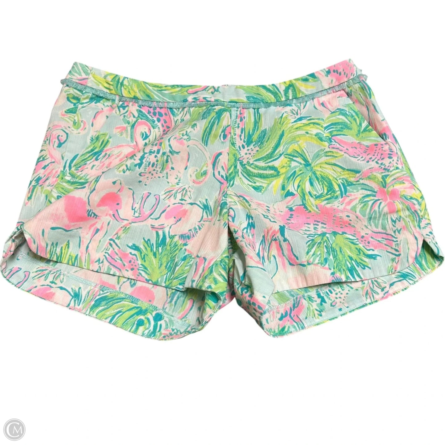 Shorts Designer By Lilly Pulitzer In Blue & Pink, Size: 0