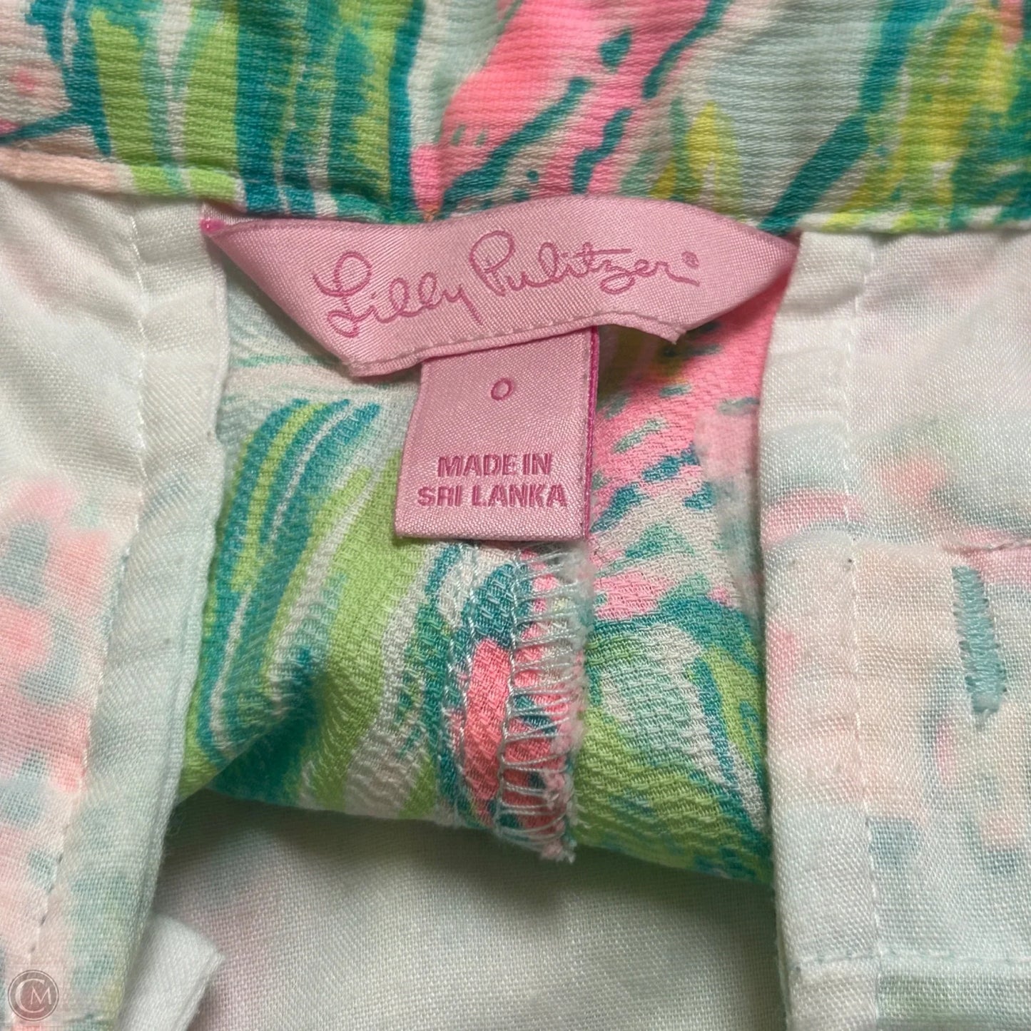Shorts Designer By Lilly Pulitzer In Blue & Pink, Size: 0