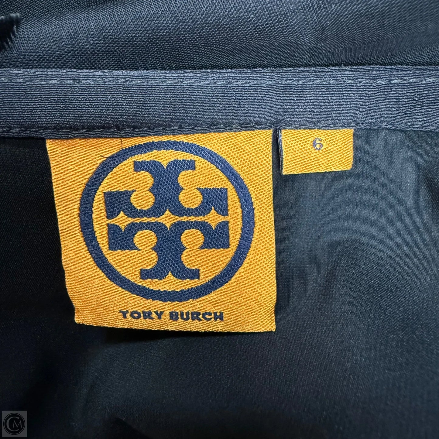 Top Long Sleeve Designer By Tory Burch In Navy, Size: 6