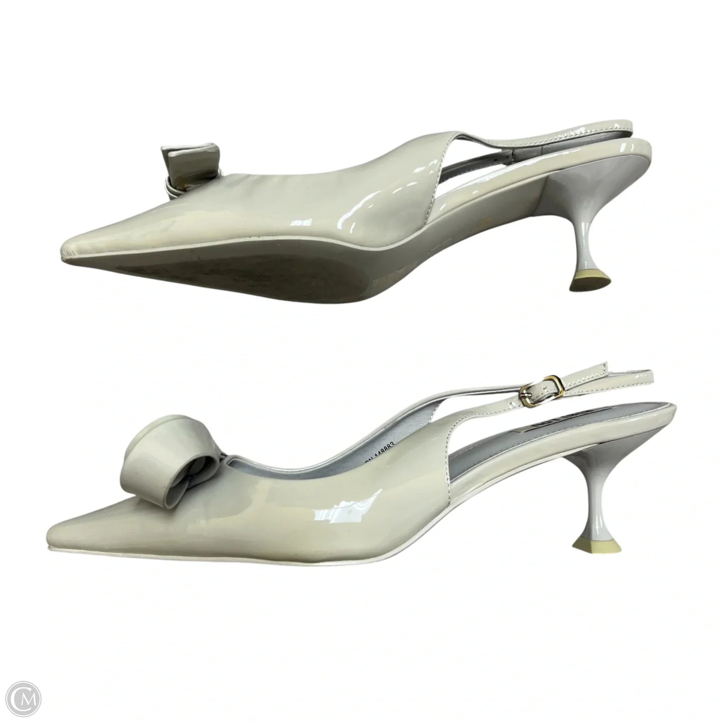 Shoes Heels Kitten By Bibi Lou In Grey, Size: 9.5