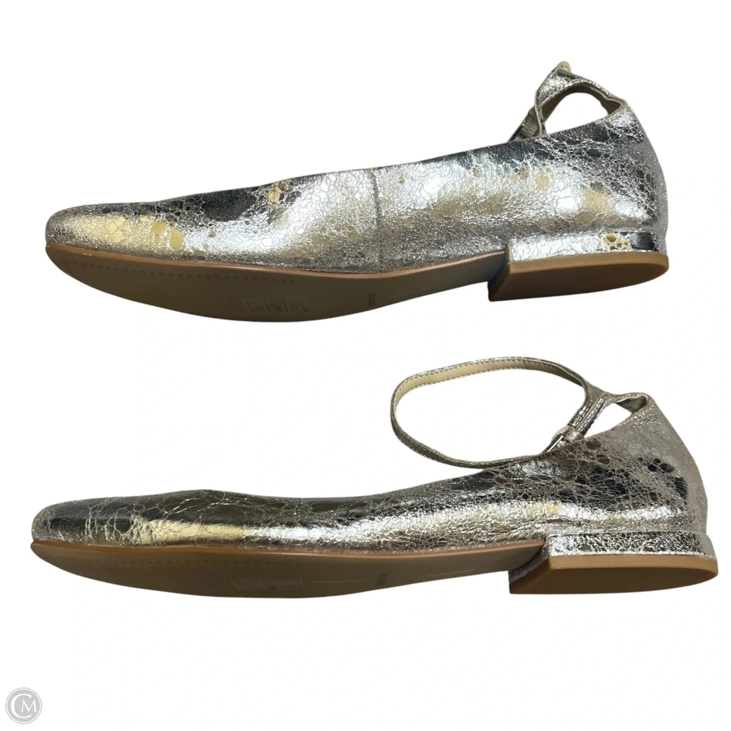 Shoes Flats By Dolce Vita In Silver, Size: 9