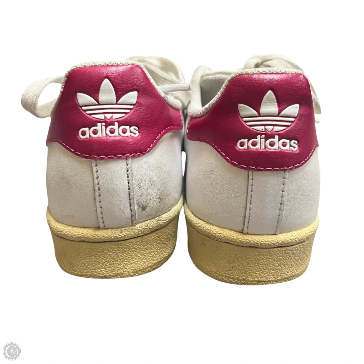 Shoes Sneakers By Adidas In Pink & White, Size: 6