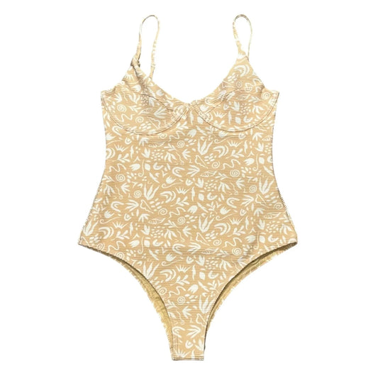 Swimsuit By Billabong In Tan & White, Size: S