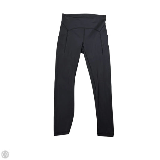 Athletic Leggings By Lululemon In Black, Size: 6