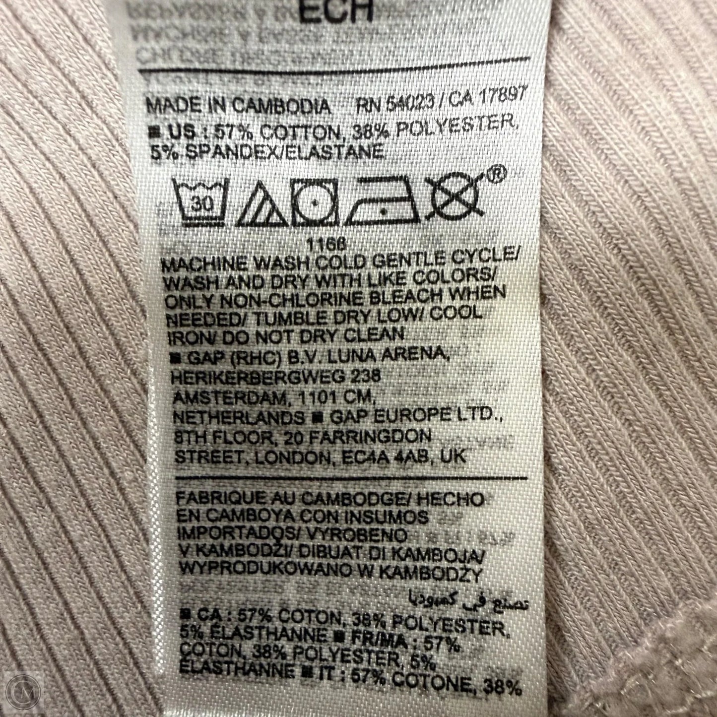 Top Long Sleeve By Old Navy In Taupe, Size: Xs