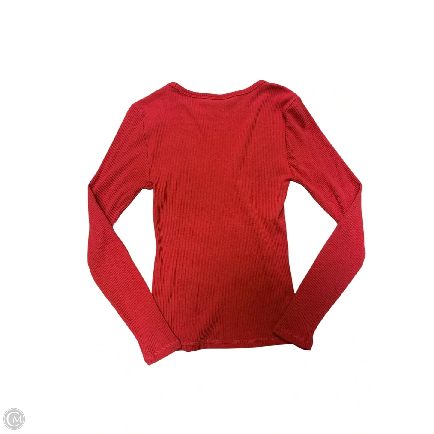 Top Long Sleeve By Old Navy In Red, Size: Xs