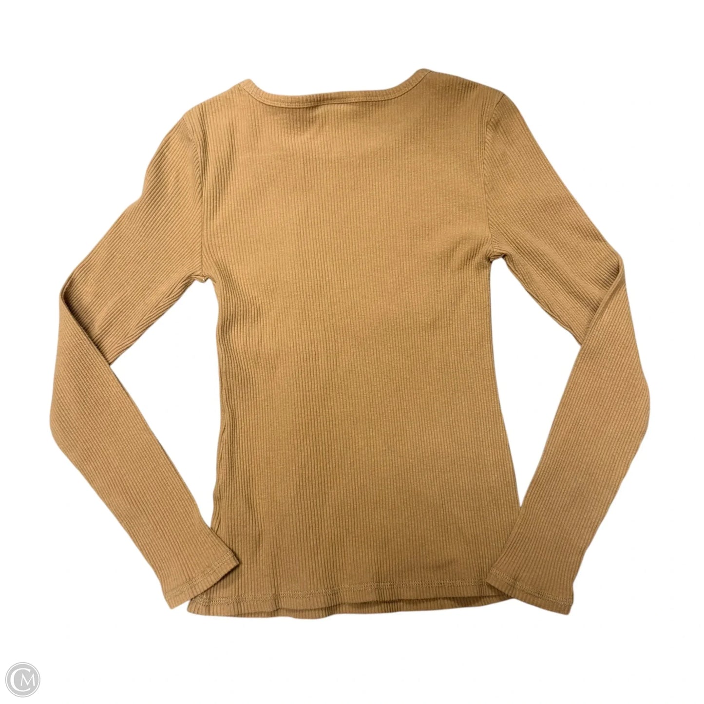 Top Long Sleeve By Old Navy In Tan, Size: Xs
