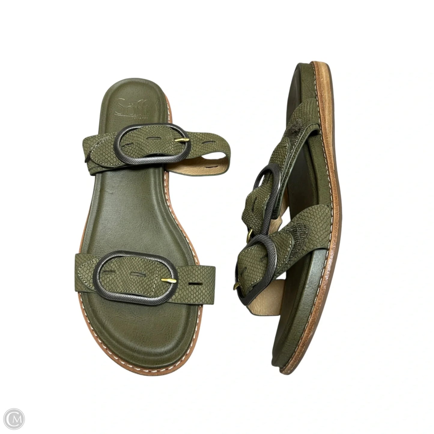 Shoes Flats By Sofft In Green, Size: 9