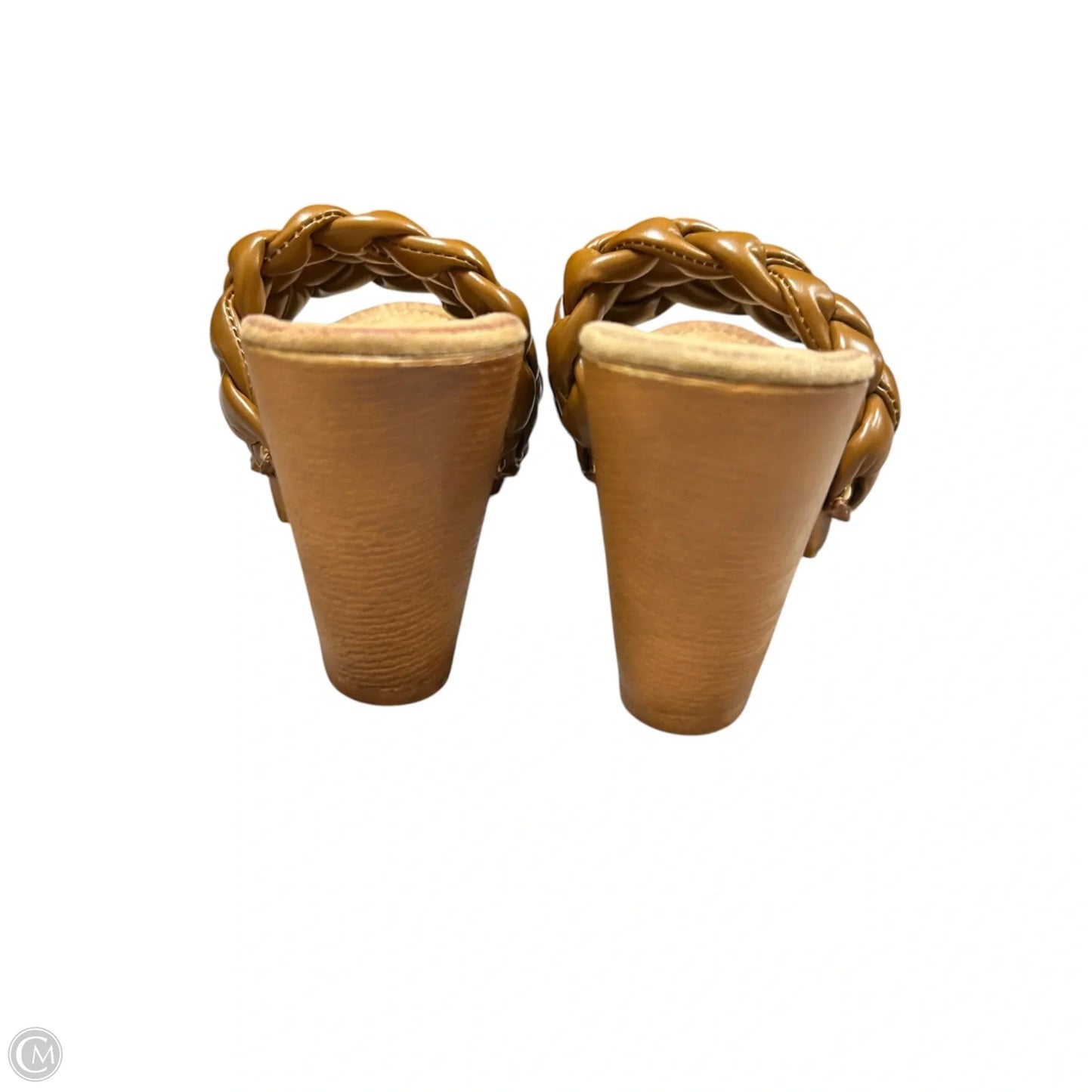 Shoes Heels Block By Nature Breeze In Brown, Size: 10