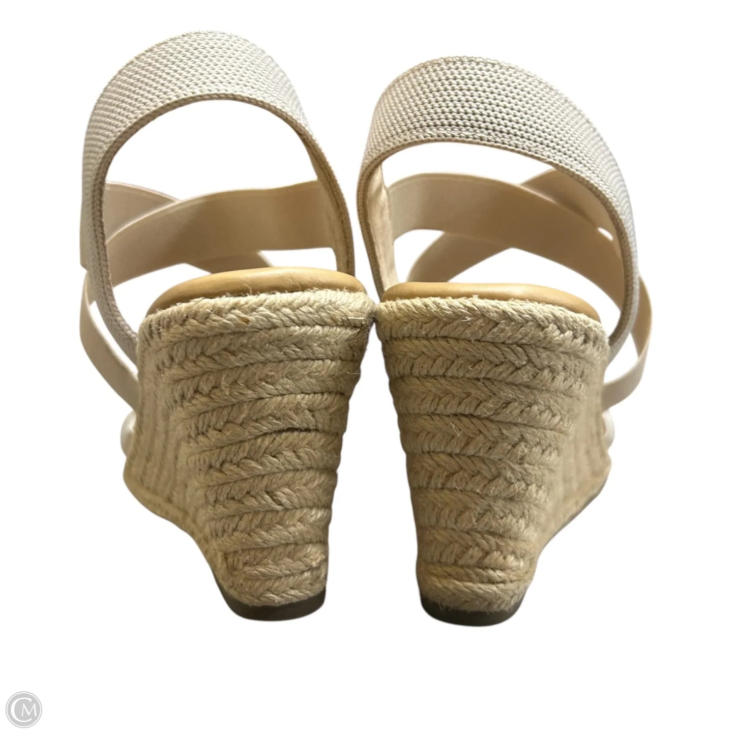Shoes Heels Block By Kelly And Katie In Cream & Tan, Size: 11