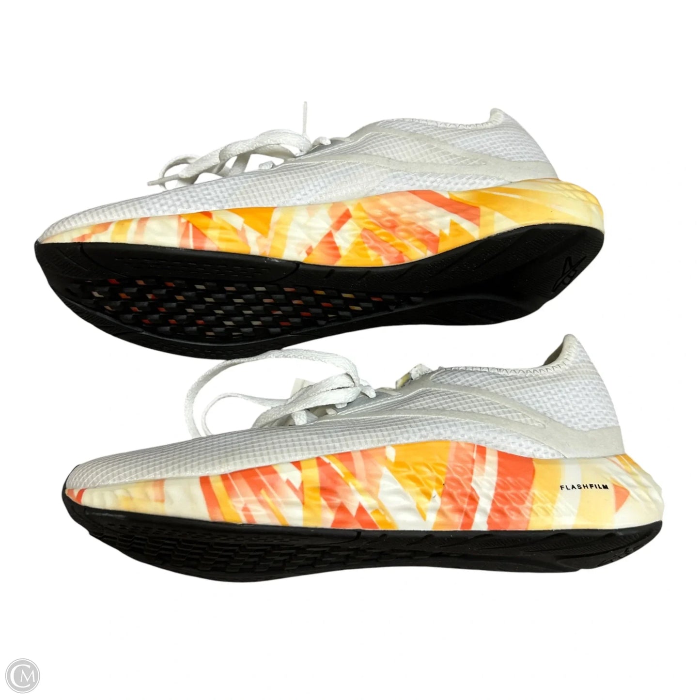 Shoes Athletic By Reebok In Cream & Orange, Size: 6