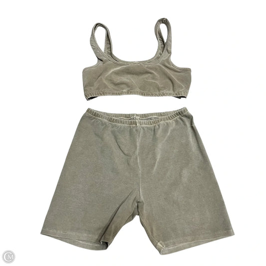 Athletic Shorts 2pc By Skims In Tan, Size: L