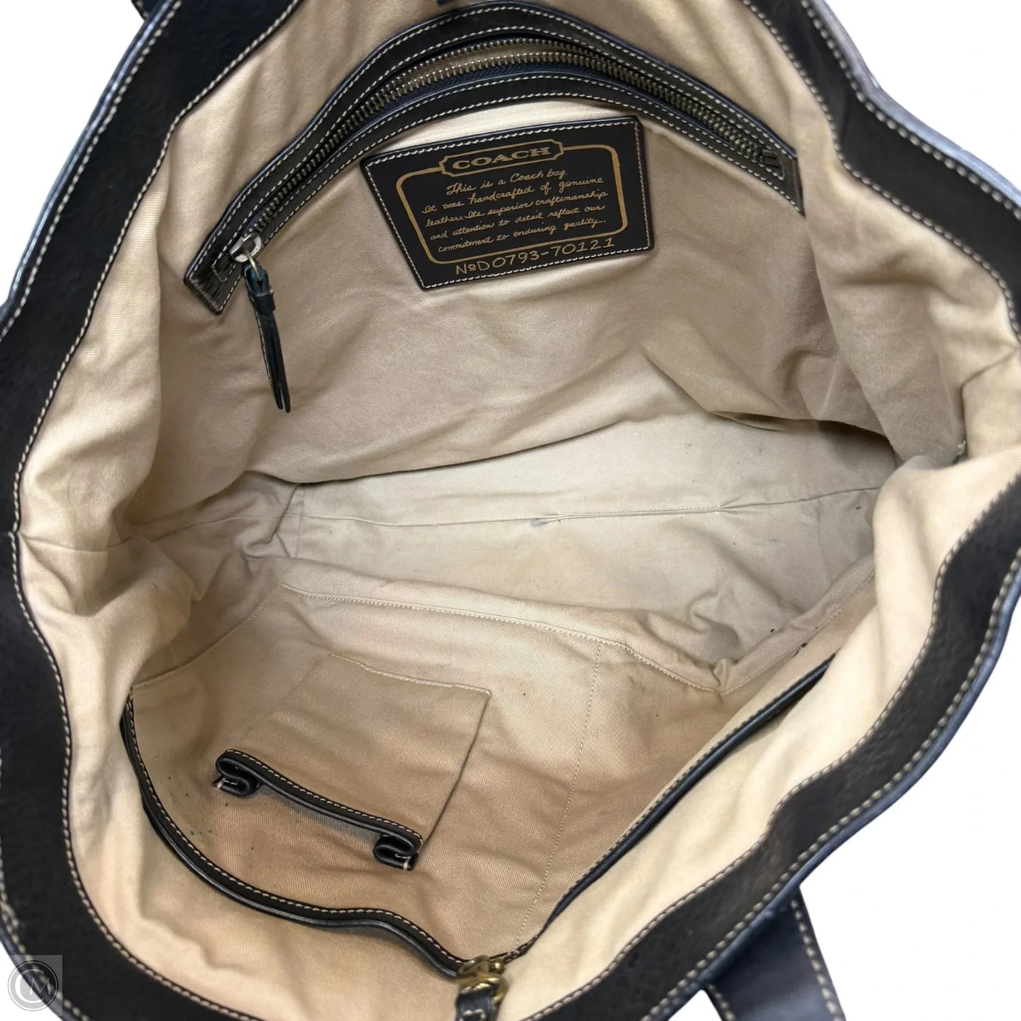 Handbag Designer By Coach, Size: Large