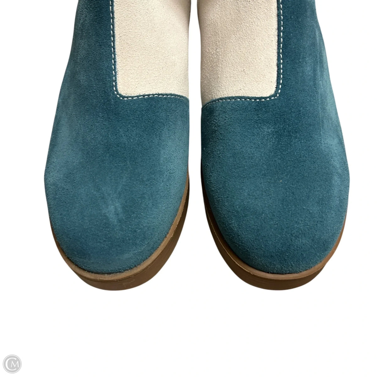 Boots Ankle Heels By Laso In Blue, Size: 7.5