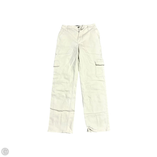 Jeans Straight By Hollister In Cream, Size: 4