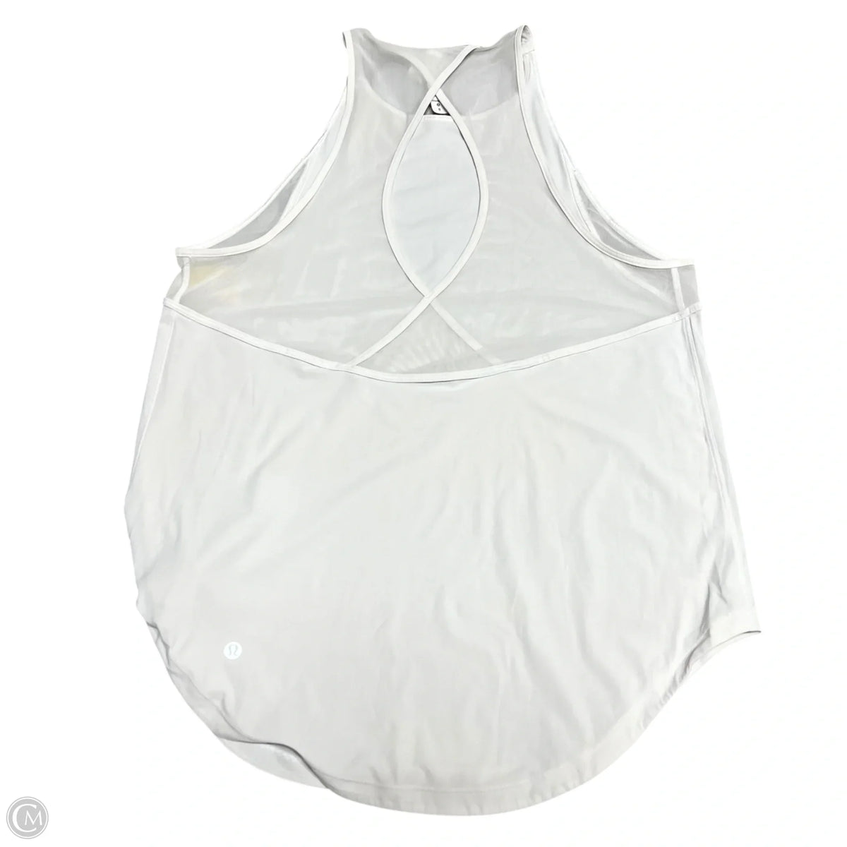 Athletic Tank Top By Lululemon In White, Size: 8