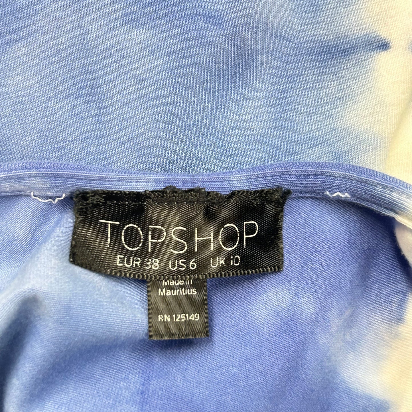 Tie Dye Bodysuit By Topshop, Size: S