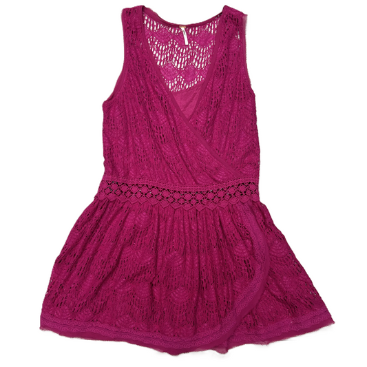 Fuschia Dress Casual Short By Free People, Size: Xs