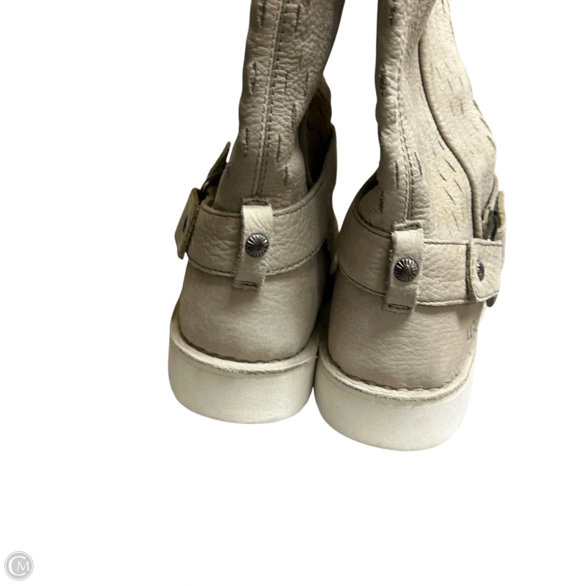 Boots Designer By Ugg In Beige, Size: 9