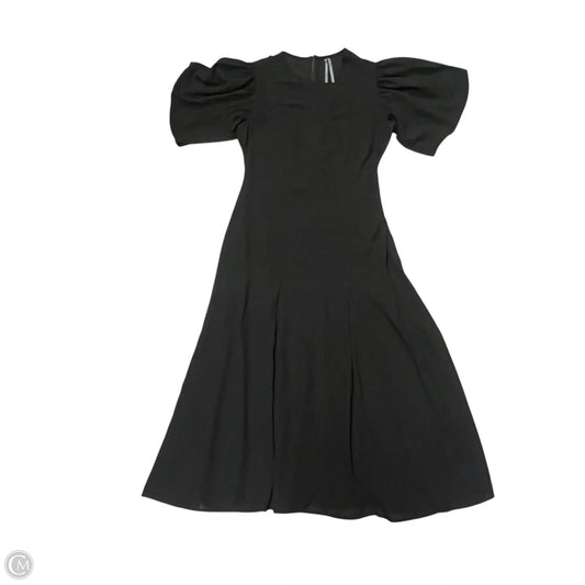 Dress Casual Midi By Anthropologie In Black, Size: Xs