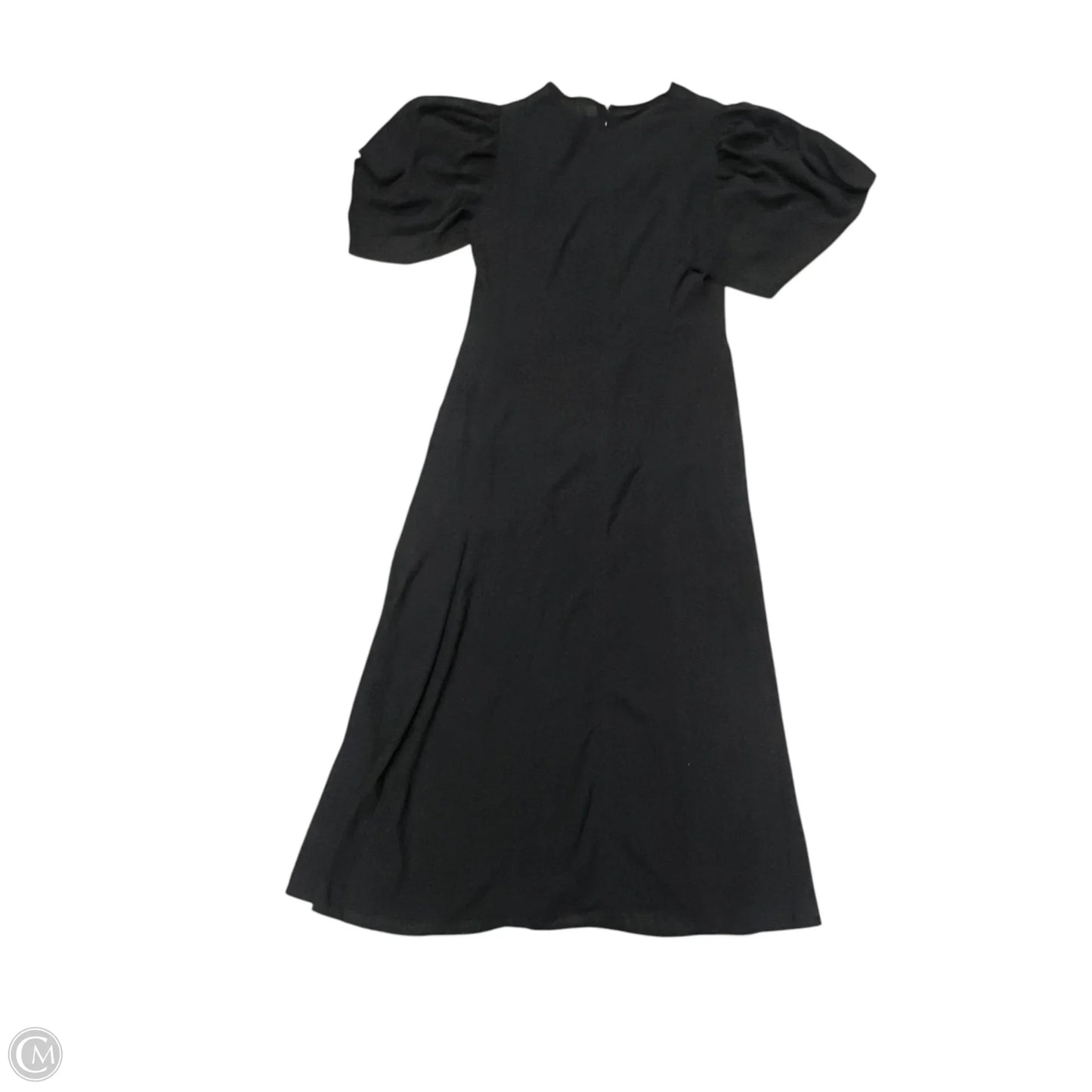 Dress Casual Midi By Anthropologie In Black, Size: Xs