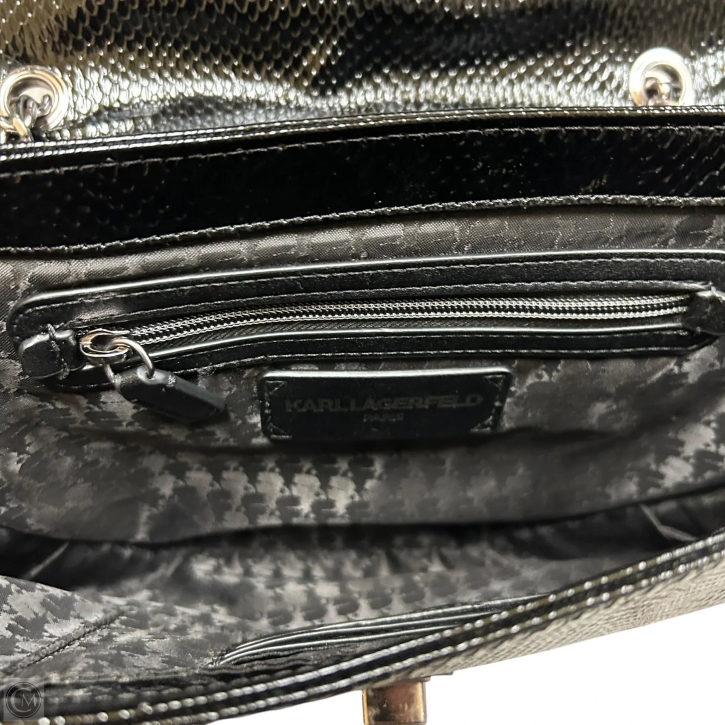 Crossbody Designer By Karl Lagerfeld, Size: Medium
