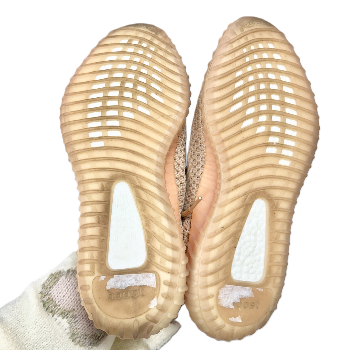 Shoes Luxury Designer By Adidas In Peach, Size: 12.5