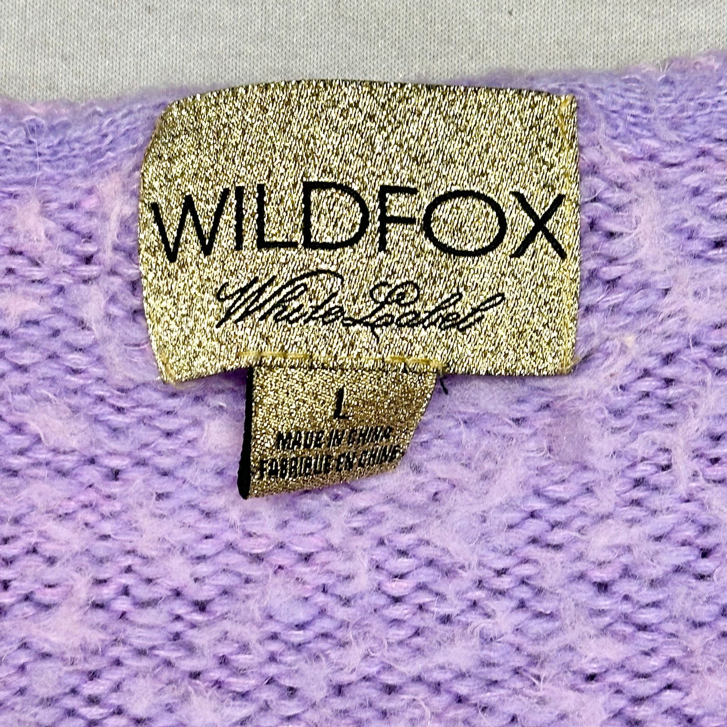 Sweater By Wildfox In Purple, Size: M