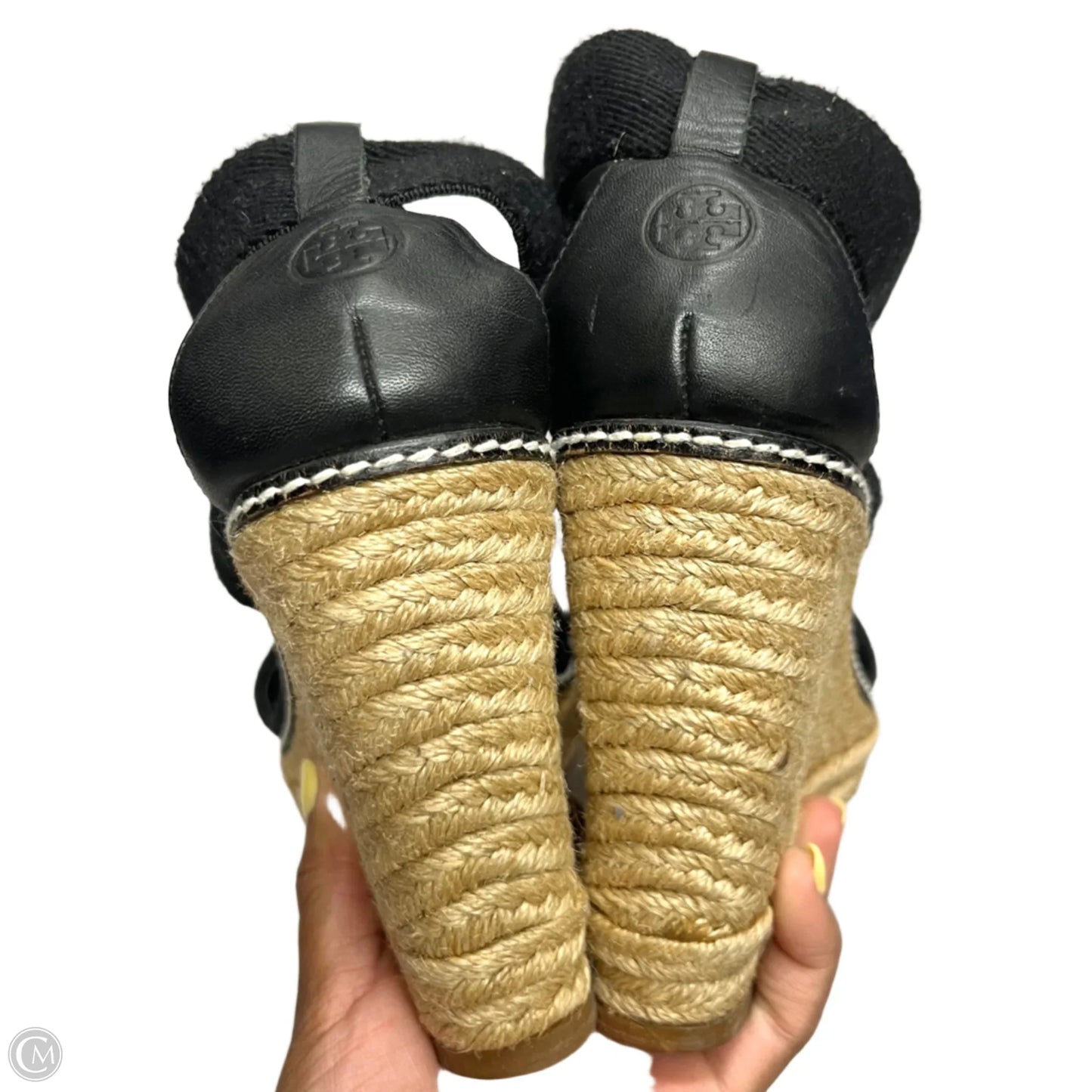 Sandals Designer By Tory Burch In Black, Size: 7