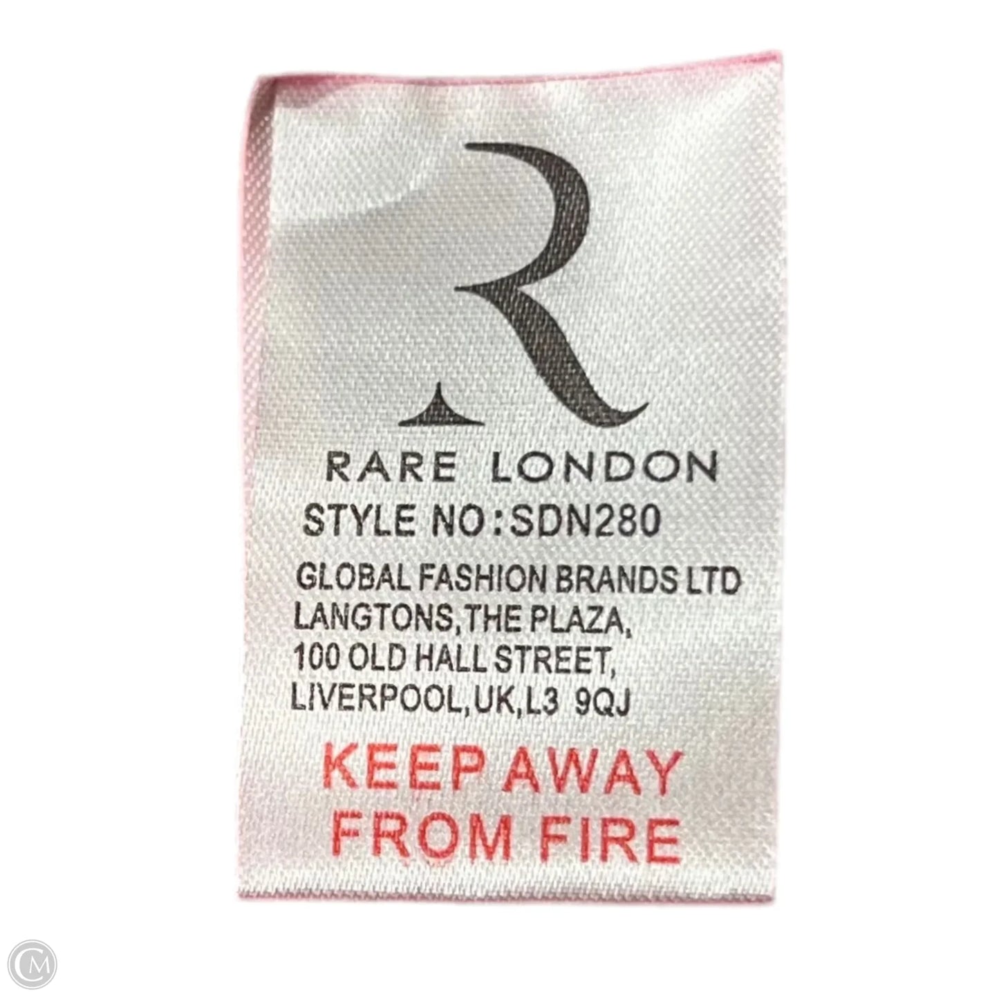 Dress Party Long By Rare London In Pink, Size: S