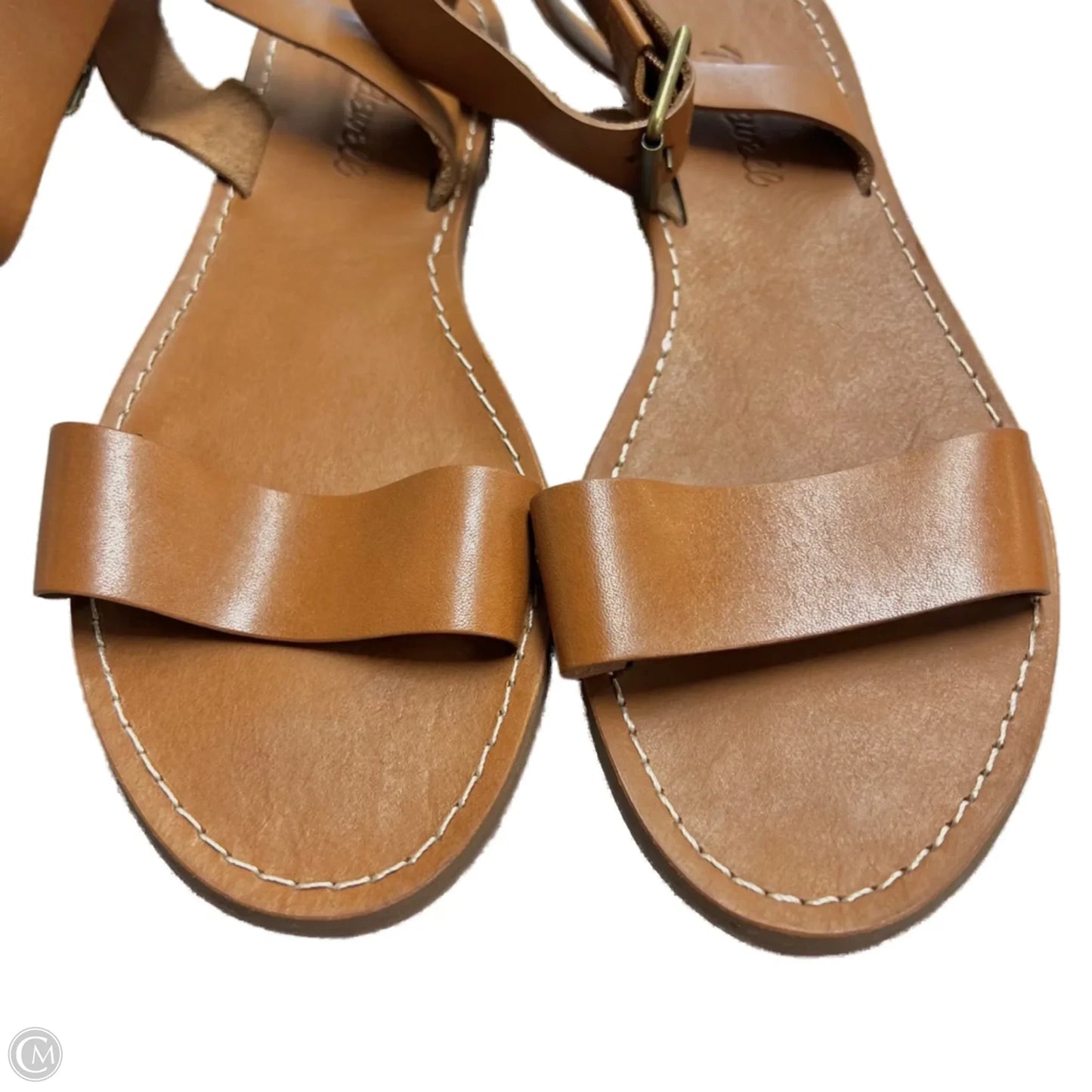 Sandals Flats By Madewell In Brown, Size: 7.5
