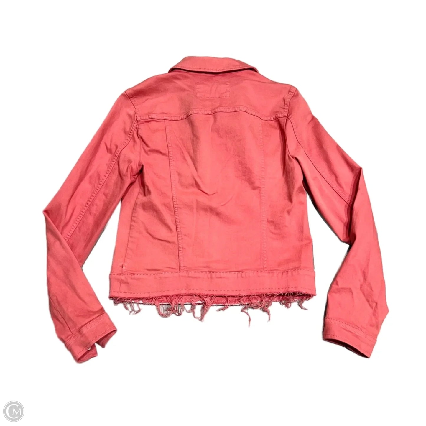 Jacket Denim By Loft In Pink, Size: Xs
