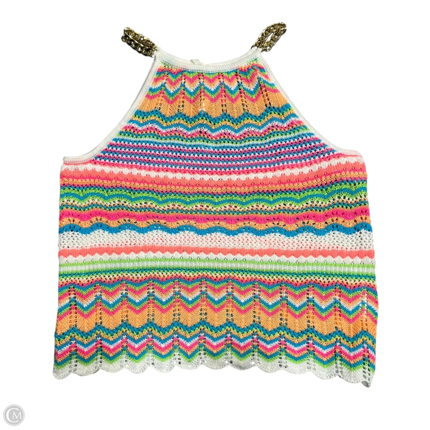 Top Sleeveless Designer By Lilly Pulitzer In Multi-colored, Size: L