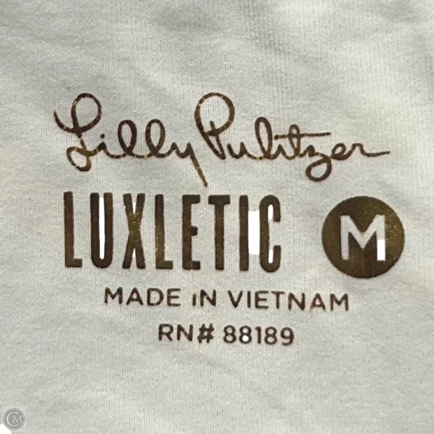 Top Sleeveless Designer By Lilly Pulitzer In Blue, Size: M