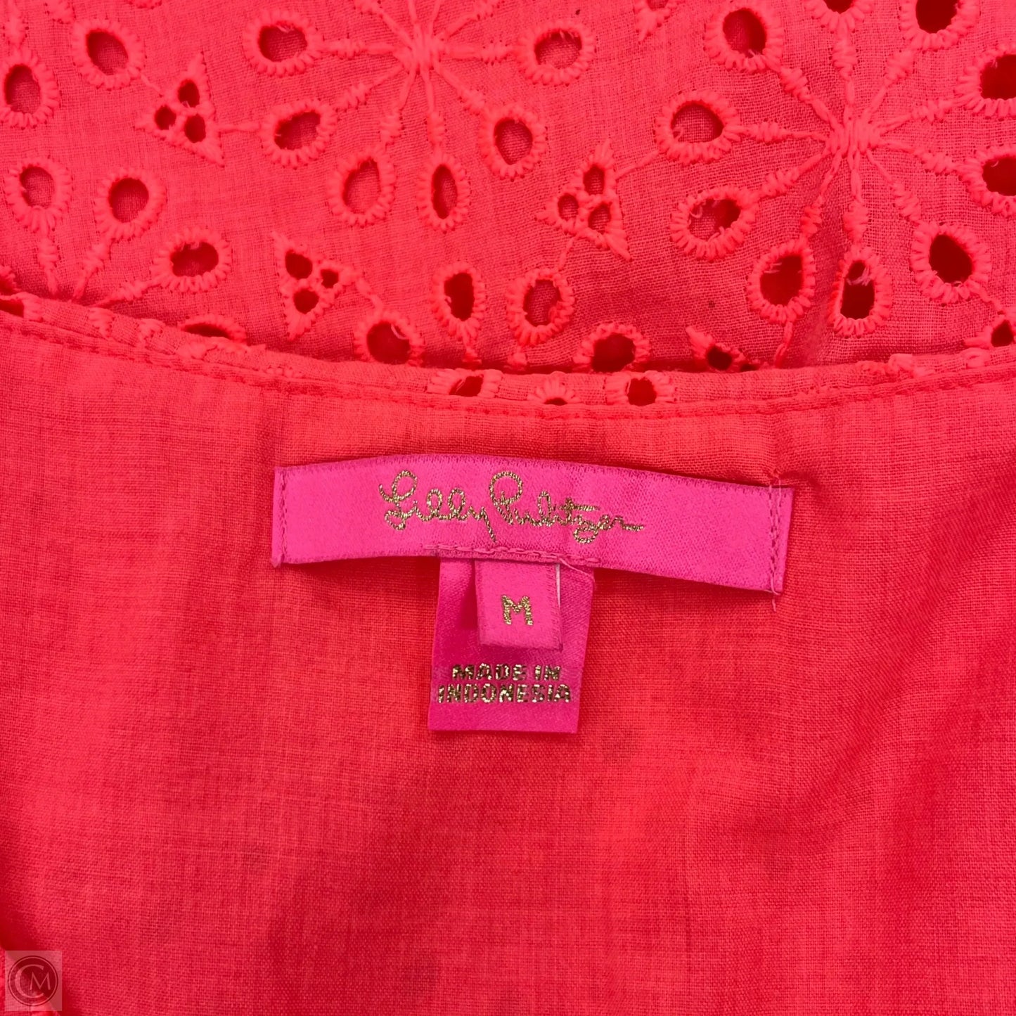 Top Sleeveless Designer By Lilly Pulitzer In Orange, Size: M