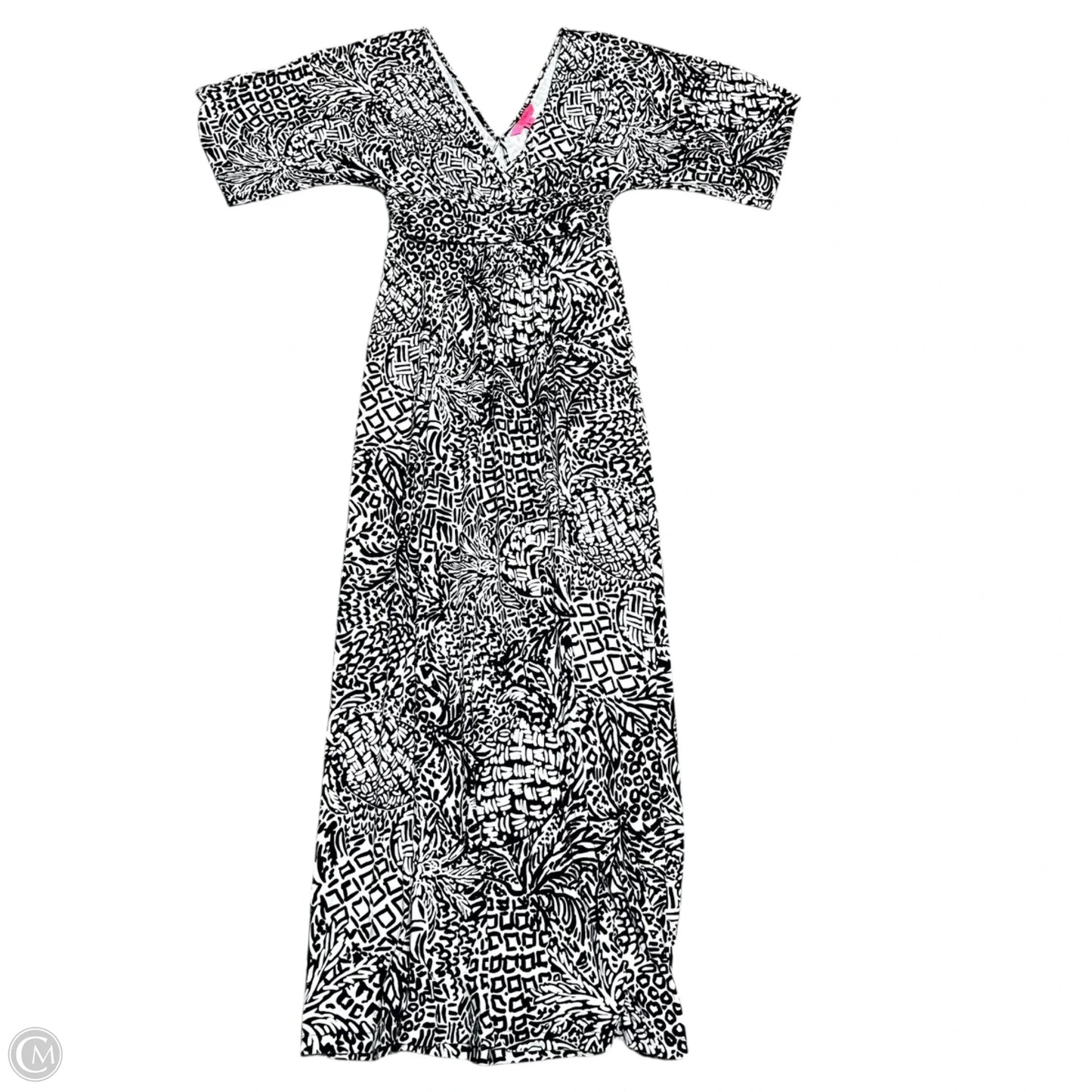 Dress Designer By Lilly Pulitzer In Black & White, Size: M