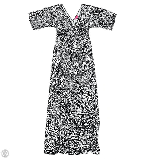 Dress Designer By Lilly Pulitzer In Black & White, Size: M