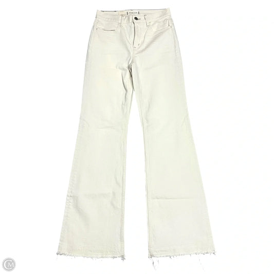 Jeans Flared By Ae77 In Cream, Size: 2