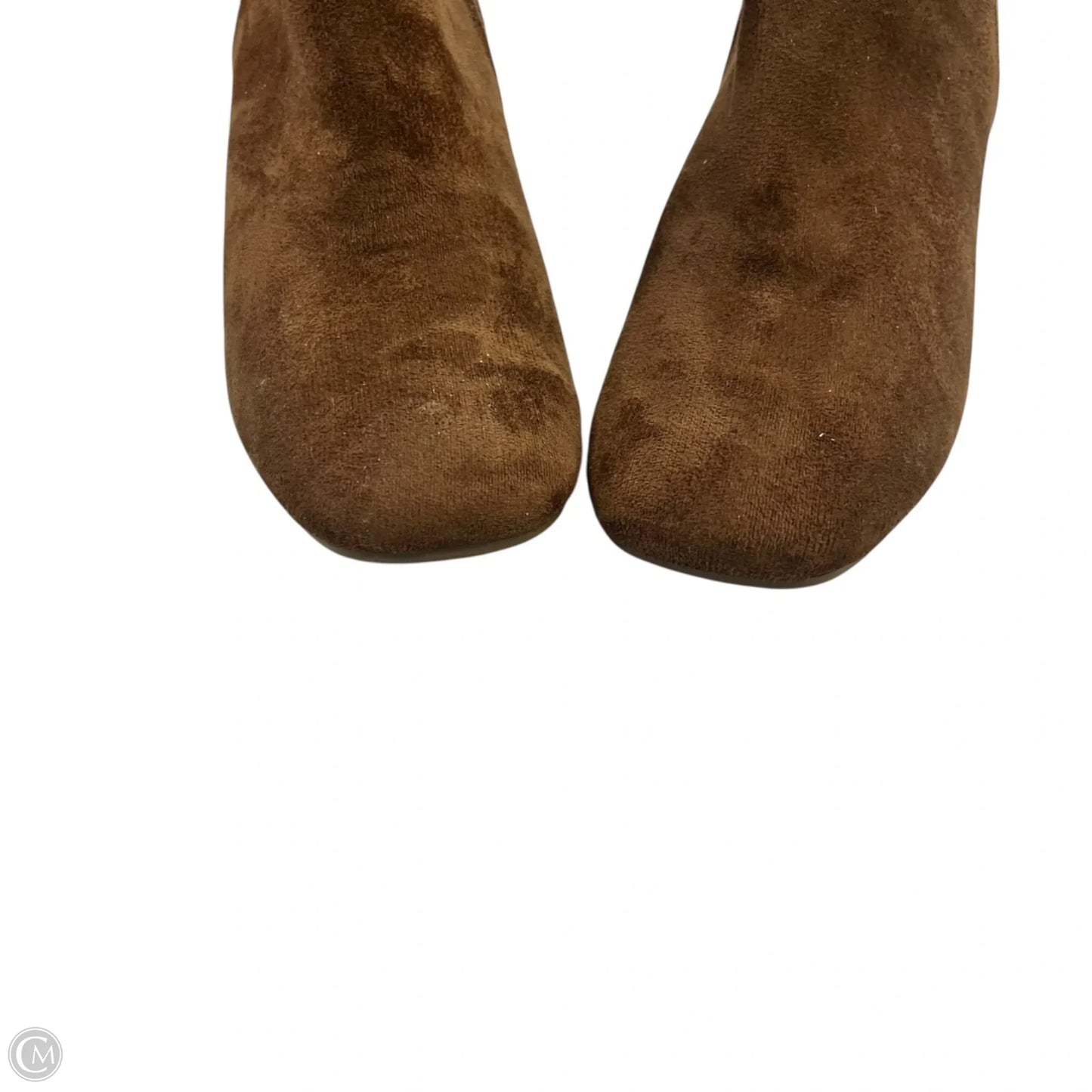 Boots Ankle Heels By Rouge In Brown, Size: 10