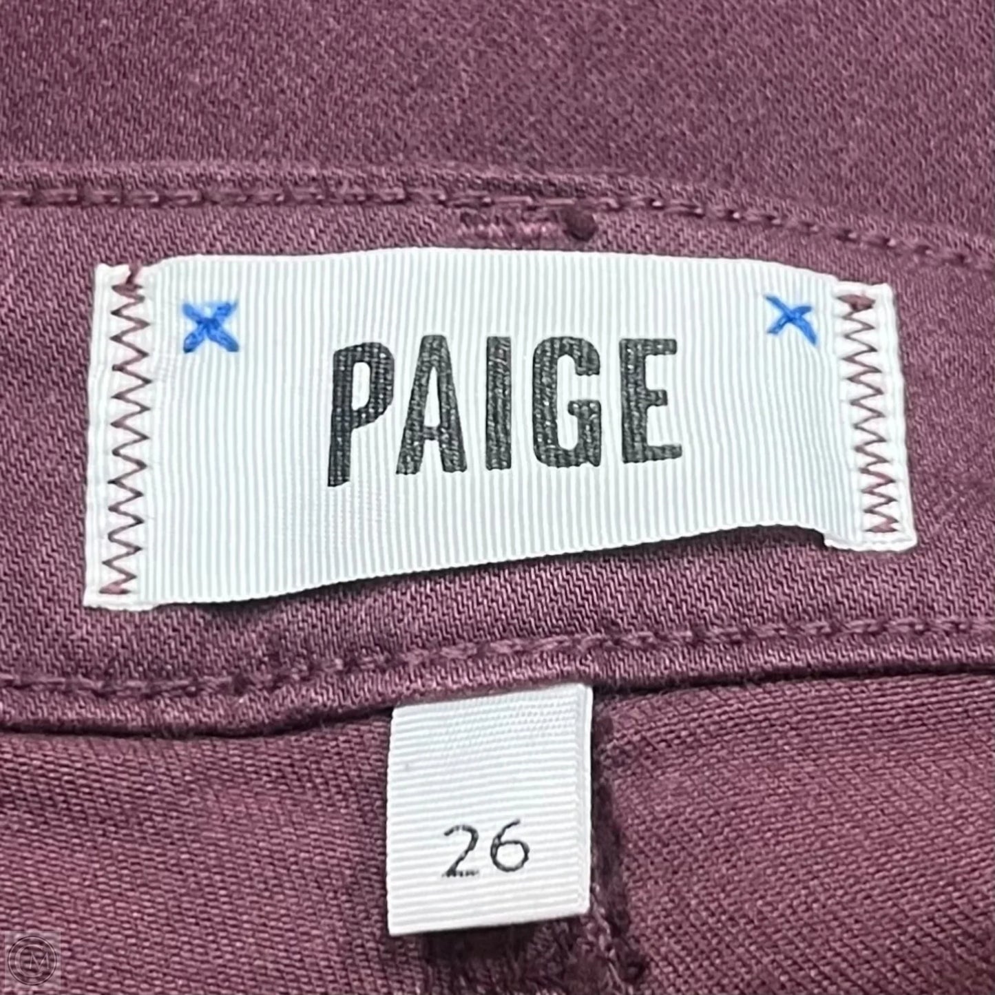 Jeans Skinny By Paige In Purple, Size: 2