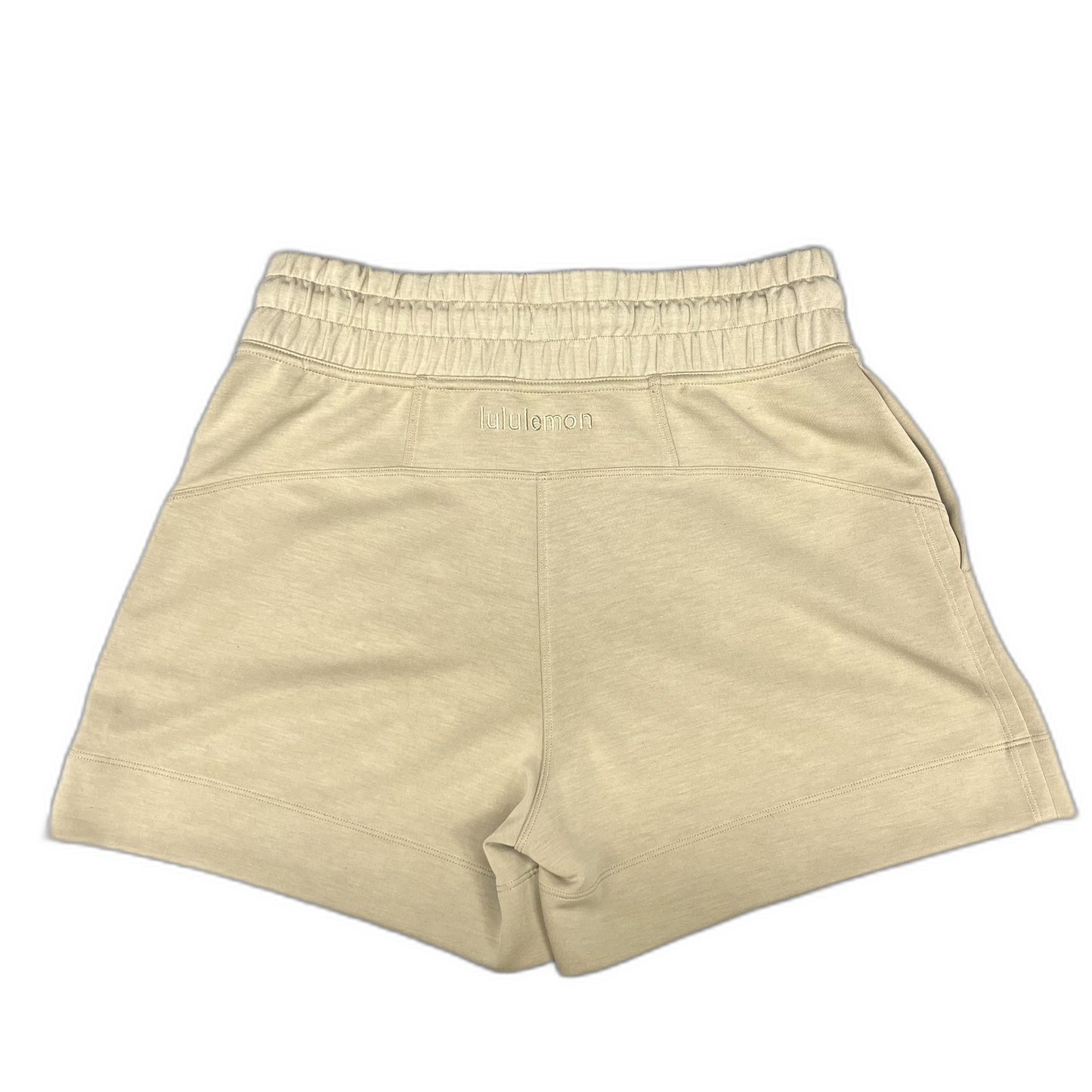 Athletic Shorts By Lululemon In Beige, Size: S