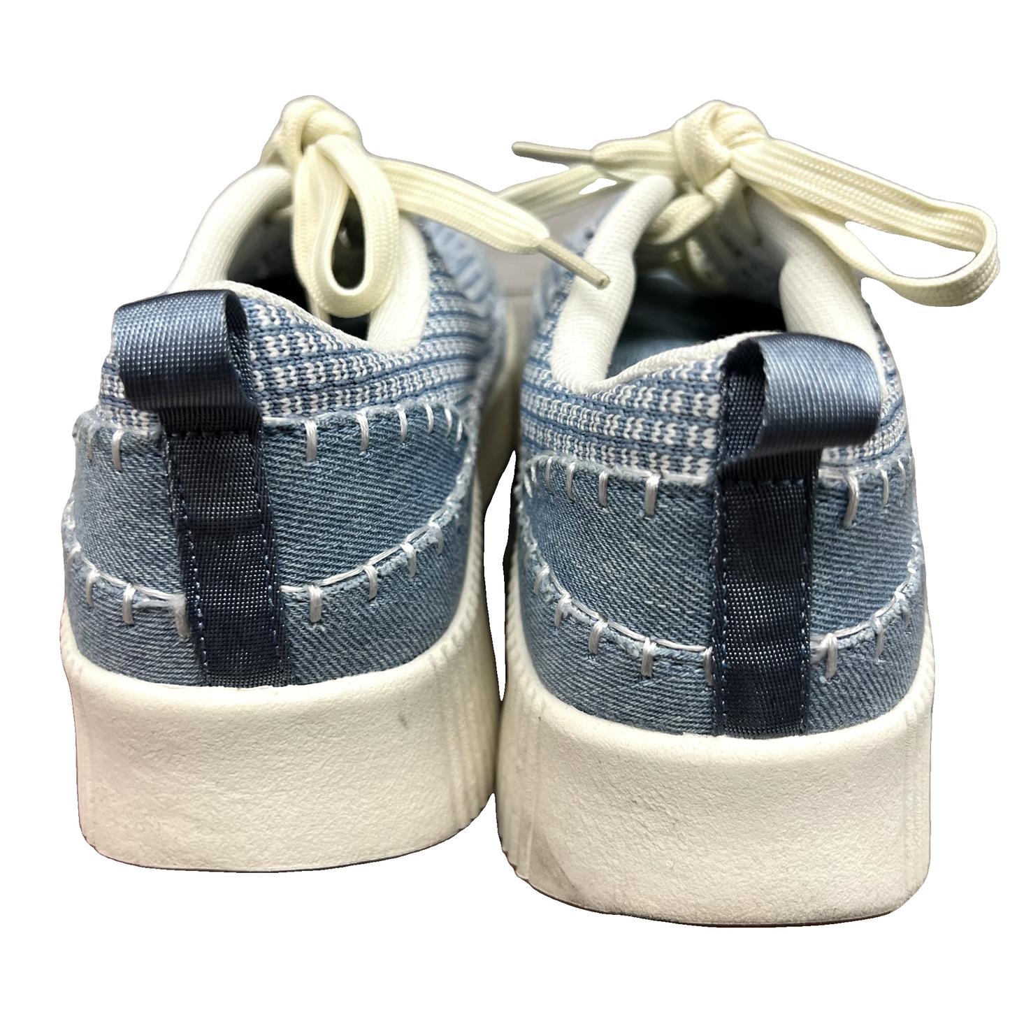 Shoes Sneakers By Nicole Miller In Blue & White, Size: 7.5