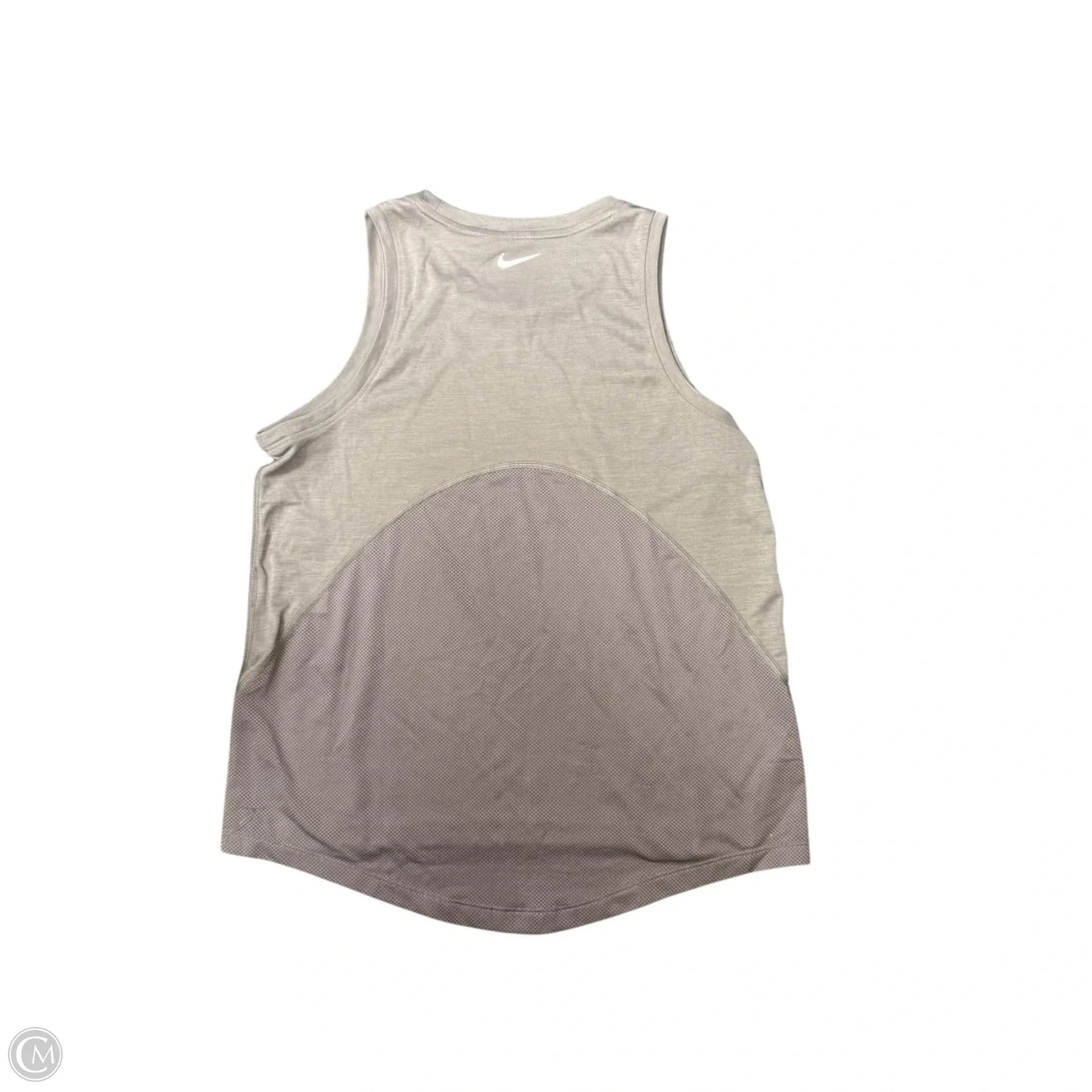 Athletic Tank Top By Nike In Grey, Size: S