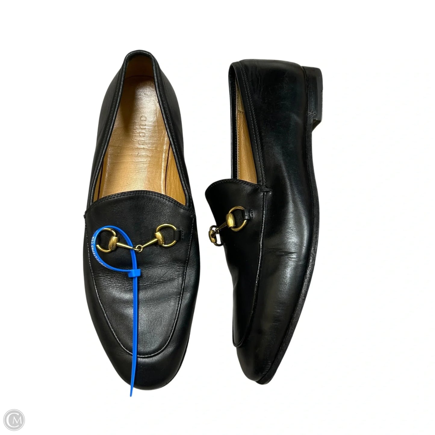 Shoes Luxury Designer By Gucci In Black, Size: 8.5